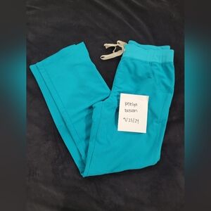 Figs Teal Kade pants